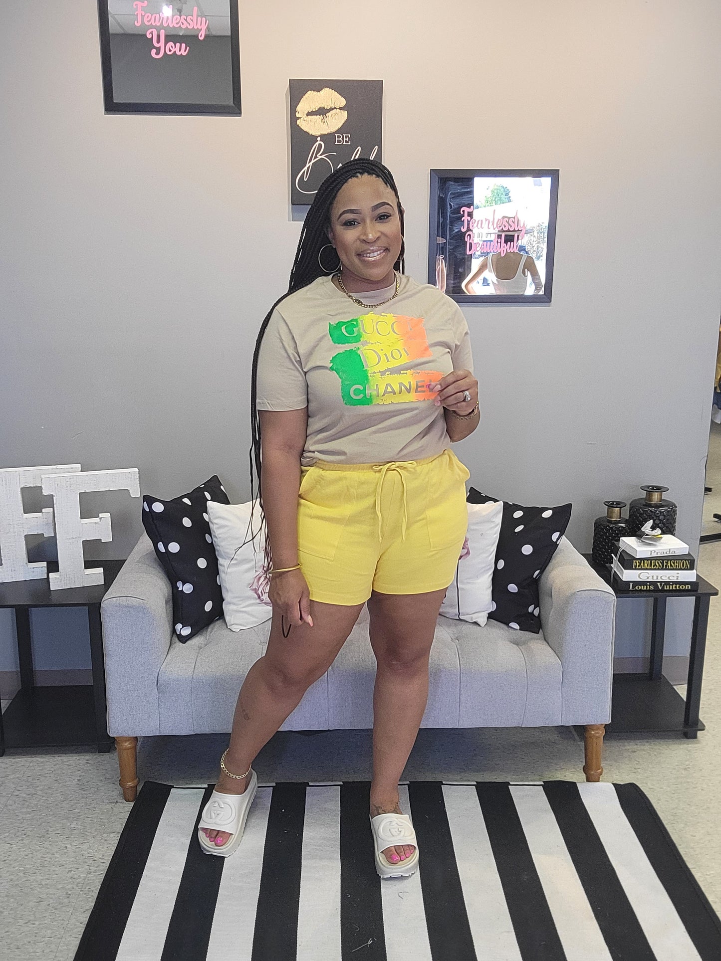 Down to the Basics Shorts (Yellow)