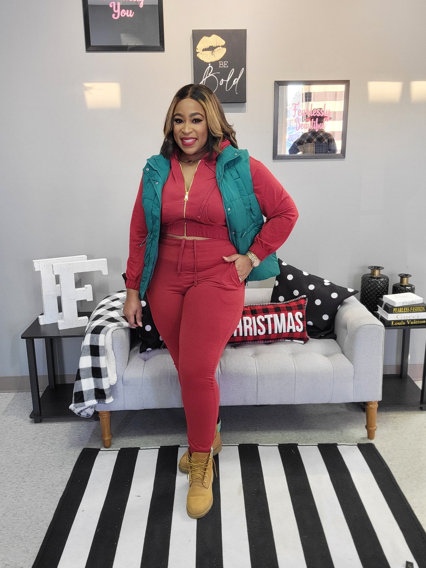 "Undeniable" Vest (Green)