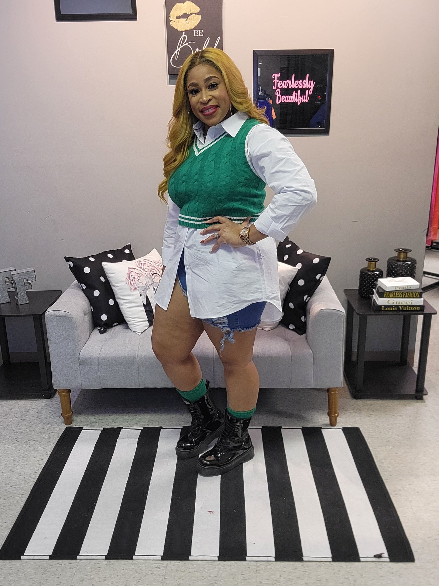 School Girl (Green)