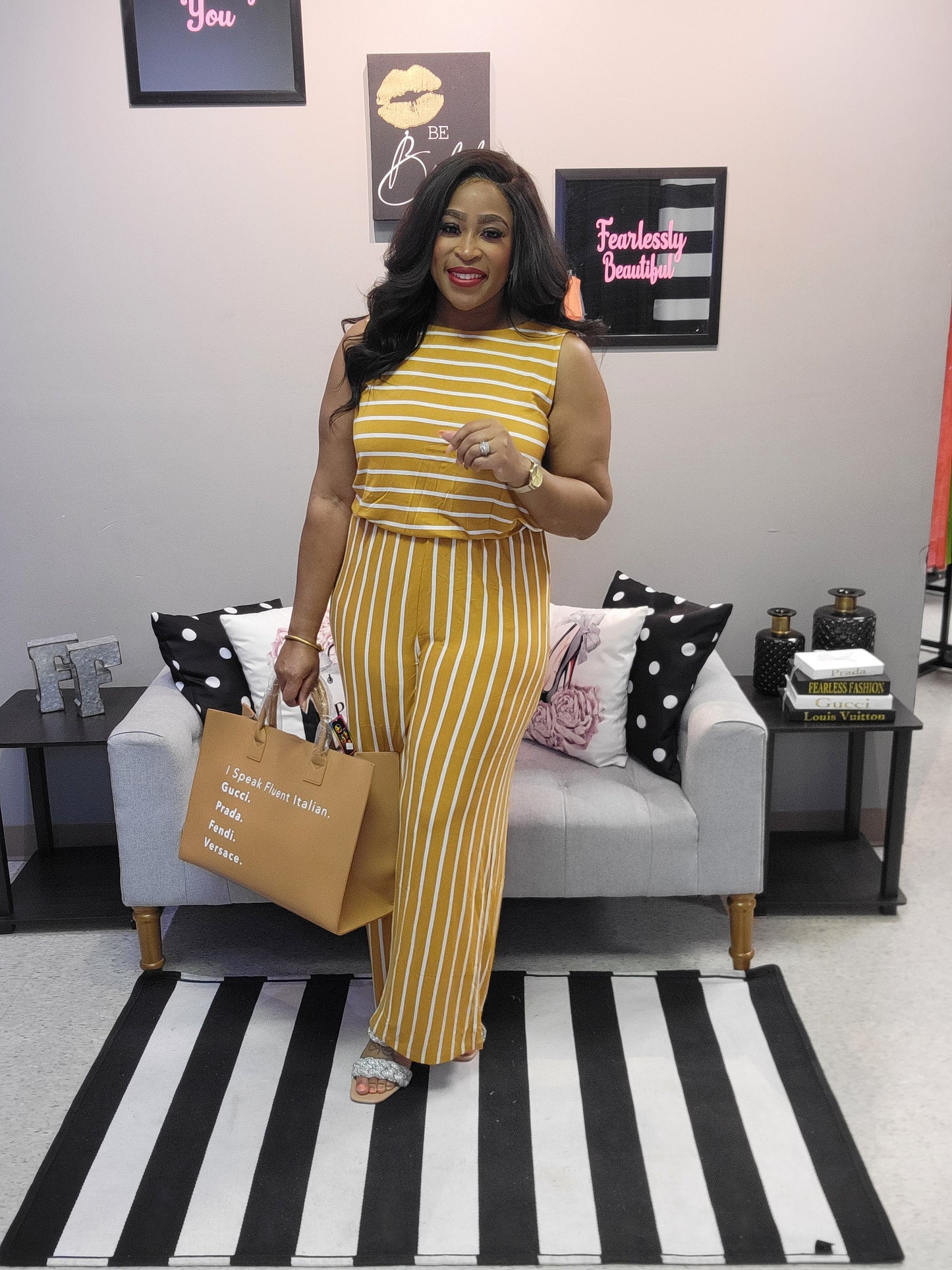 All About Business (Plus-Mustard/Ivory)