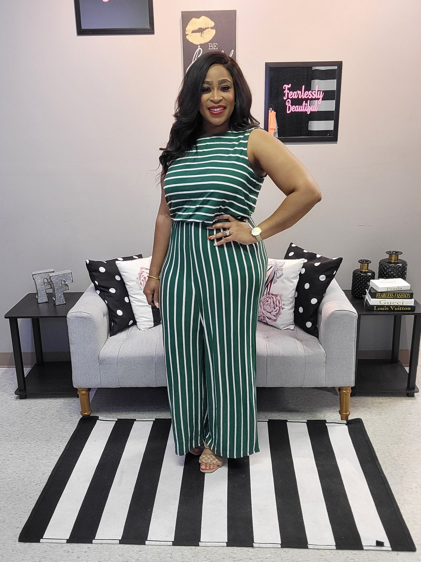 All About Business (Plus-Green/Ivory)